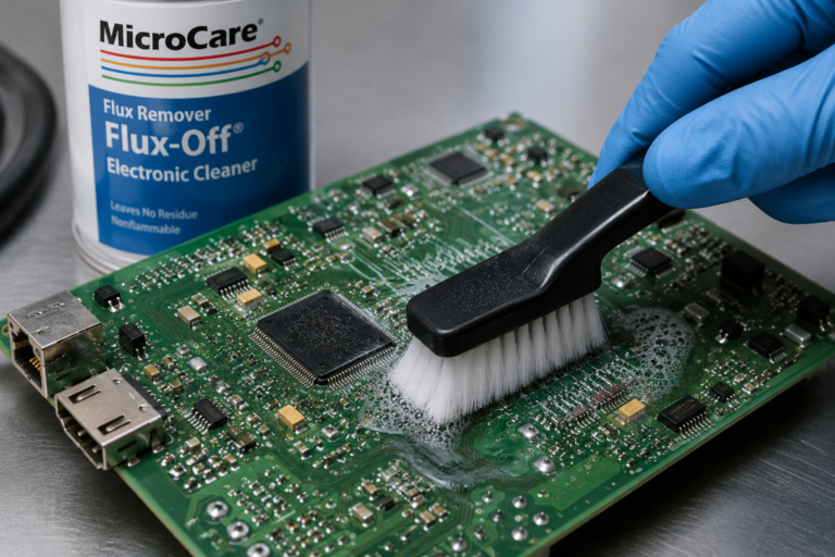 MicroCare Flux Removal in Electronic Assembly Cleaning
