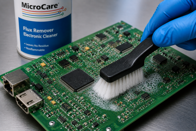 MicroCare Flux Removal in Electronic Assembly Cleaning
